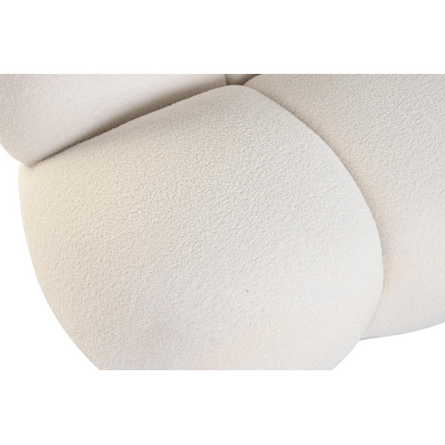 SOFA POLIESTER 149X76X77 NUBE BORREGUITO BLANCO