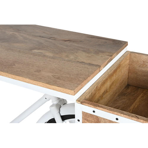 CONSOLA HIERRO MANGO 195X40X91 BICICLETA