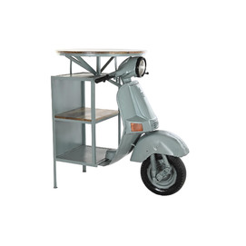 MESA HIERRO MANGO 116X72X110 MOTO DESGASTADO