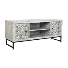 MUEBLE TV MANGO CERAMICA 130X40X56 BEIGE