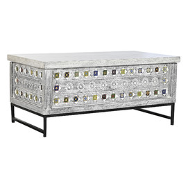 MESA CENTRO MANGO METAL 116X40X45 GRIS