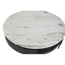 MESA CENTRO MANGO MARMOL 90X90X42 NEGRO MESA CENTRO MANGO MARMOL 90X90X42 NEGRO