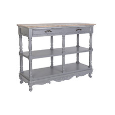 BUFFET PAULOWNIA MDF 117X39X89 2 CAJONES GRIS