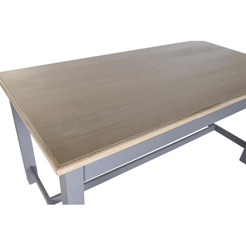 MESA COMEDOR PAULOWNIA MDF 161,5X81,5X78 GRIS