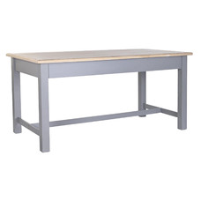 MESA COMEDOR PAULOWNIA MDF 161,5X81,5X78 GRIS