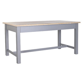 MESA COMEDOR PAULOWNIA MDF 161,5X81,5X78 GRIS