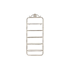 BOTELLERO METAL 39X9,5X102,5 ENVEJECIDO BLANCO