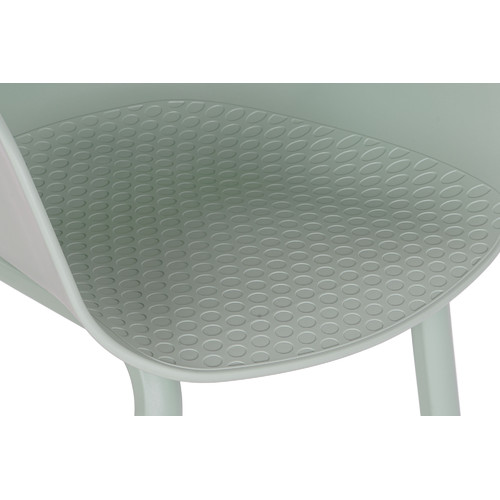 SILLA PP METAL 60X52X78 VERDE MENTA