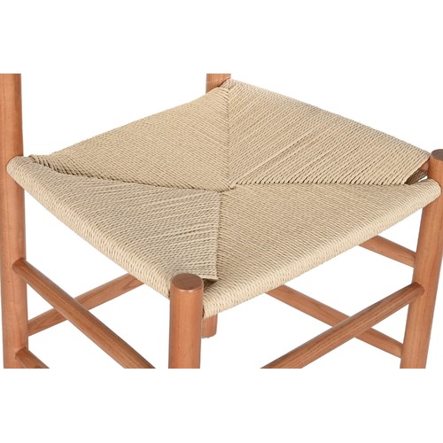 SILLA OLMO FIBRA 48X40X76 MARRON