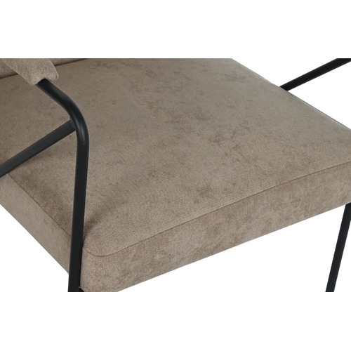 BUTACA POLIESTER METAL 66X69,5X78 MARRON