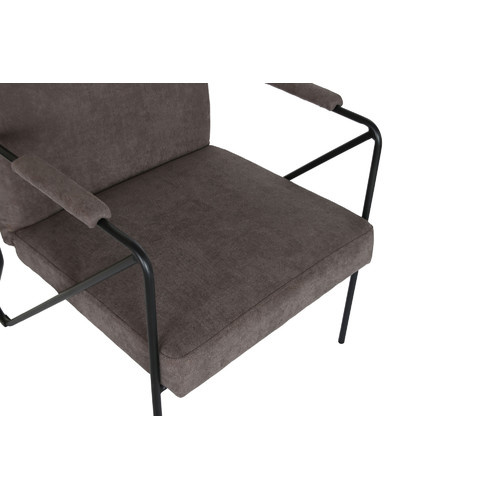 BUTACA POLIESTER METAL 64X69,5X76 GRIS