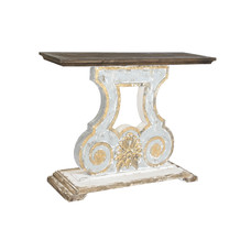 CONSOLA ABETO MDF 121,5X40X95 ENVEJECIDO