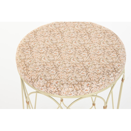 MESITA AUXILIAR RATAN METAL 35X35X49 NATURAL