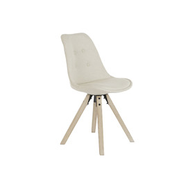 SILLA ROBLE POLIESTER 48X55X84 BEIGE