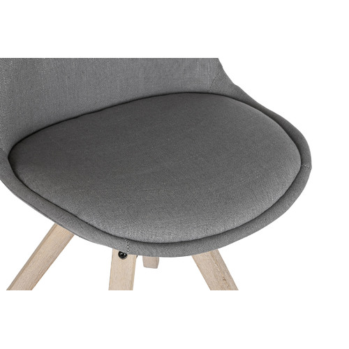 SILLA ROBLE POLIESTER 48X44X84 GRIS OSCURO