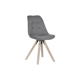 SILLA ROBLE POLIESTER 48X44X84 GRIS OSCURO