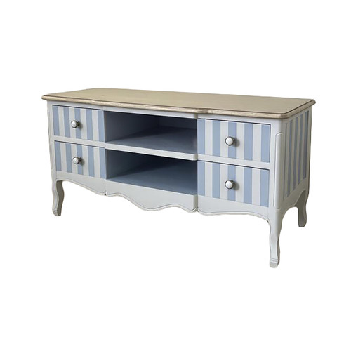 MUEBLE TV PAULOWNIA 120X48X60 BLANCO