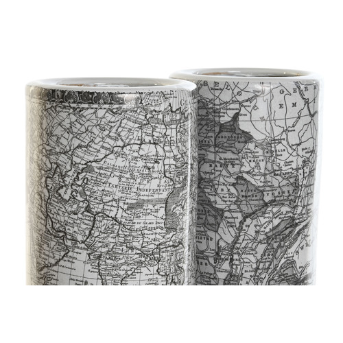 PARAGUERO PORCELANA 19,5X19,5X45 MAPAMUNDI 2 SURT.