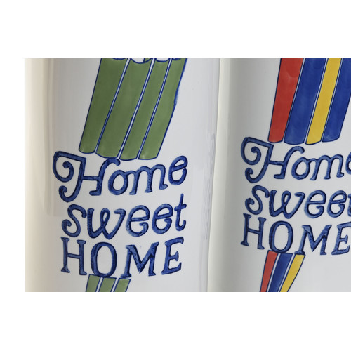 PARAGUERO PORCELANA 19X19X45 HOME SWEET HOME 2 SUR
