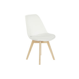 SILLA POLIESTER HAYA 48X56X83 ACOLCHADO BLANCO