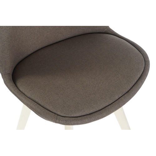 SILLA POLIESTER HAYA 48X56X83 ACOLCHADO MARRON