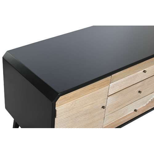 MUEBLE TV MADERA 120X50X58 NEGRO