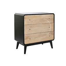 COMODA MADERA 80X40X79,5 NEGRO