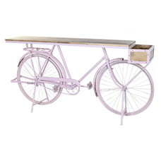 CONSOLA HIERRO MANGO 180X41X94 34,20 BICICLETA