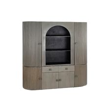 VITRINA JAMUN CRISTAL 177X40X180 GRIS