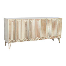 BUFFET MADERA JAMUN 160X38X75 BLANCO