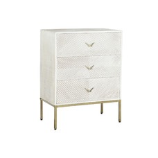 COMODA MANGO METAL 70X40X90 34,20 DECAPE BLANCO