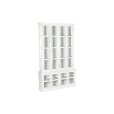 VITRINA ABETO CRISTAL 127,5X33X212 47,00 BLANCO