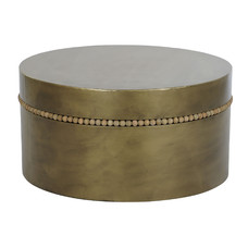 MESITA AUXILIAR METAL 76X76X39 DORADO