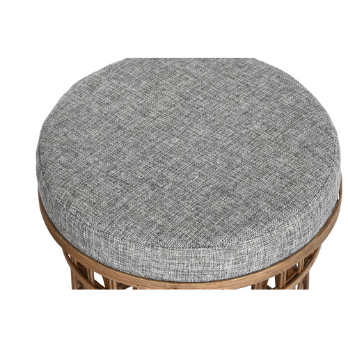 REPOSAPIES SET 2 BAMBU POLIESTER 40X40X48 MARRON