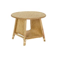 MESITA AUXILIAR BAMBU RATAN 61X61X49 NATURAL