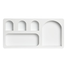 ESTANTERIA PARED MDF 59X7X29 ARCOS BLANCO