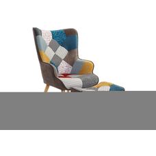 SILLON SET 2 LINO HEVEA \/ RUBBERWOOD 70X73X100