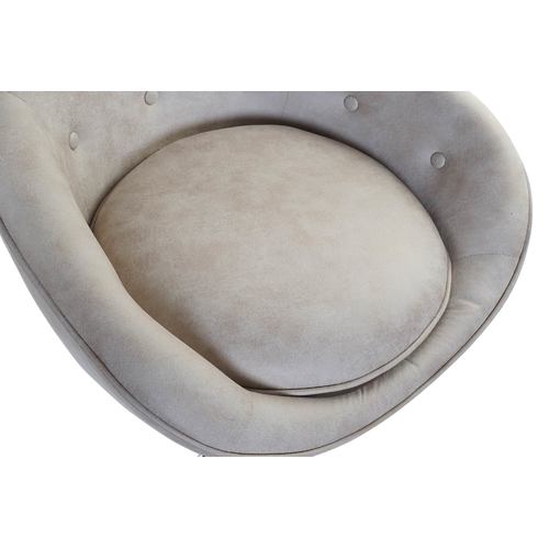 SILLON LINO ACERO 73X74X113 GIRATORIO BEIGE