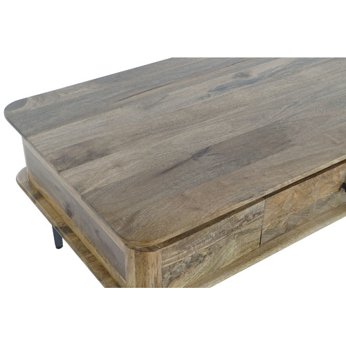 MESA CENTRO MANGO METAL 116X60X46 NATURAL