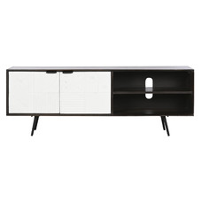 MUEBLE TV MANGO 140X35X50 MARRON OSCURO