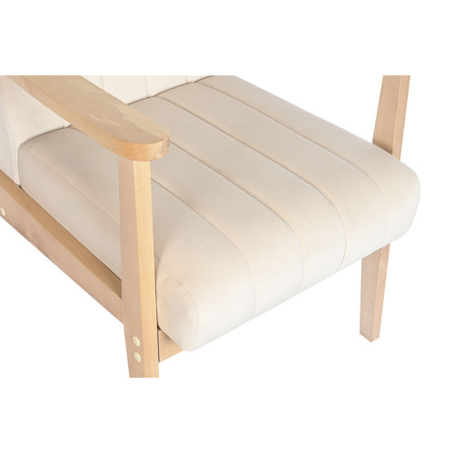 SILLON POLIESTER PINO 63X68X81 BEIGE