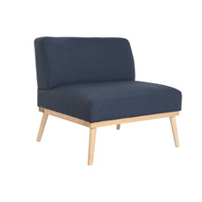 SILLON POLIESTER PINO 80X66X72 AZUL MARINO