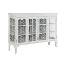 BUFFET ABETO CRISTAL 142,5X40,5X101,5 BLANCO