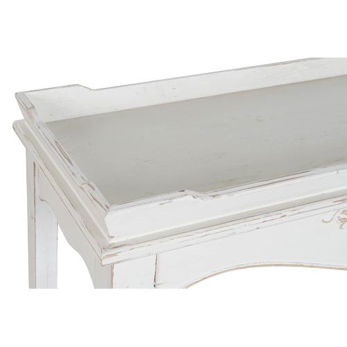 CONSOLA ABETO MDF 120X40X84,5 10,30 BLANCO