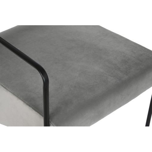 BUTACA POLIESTER METAL 55X71X72 GRIS