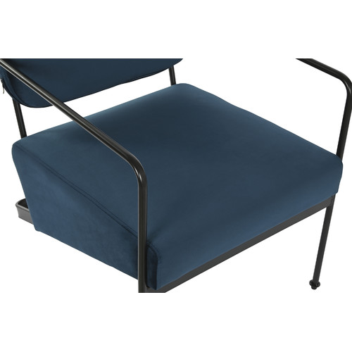 BUTACA POLIESTER METAL 55,5X72X71 AZUL