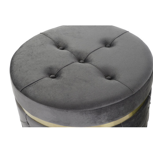 REPOSAPIES SET 3 POLIESTER MDF 60X60X47 TERCIOPELO