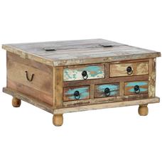 MESA CENTRO MANGO METAL 70X70X38 NATURAL