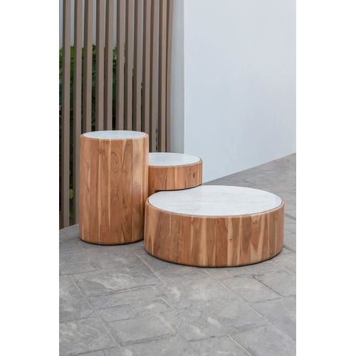 MESA CENTRO SET 3 ACACIA 38,5X38,5X58,5 65,10