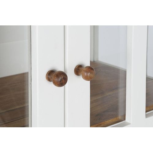 VITRINA MANGO CRISTAL 90X40X190 70,00 BLANCO